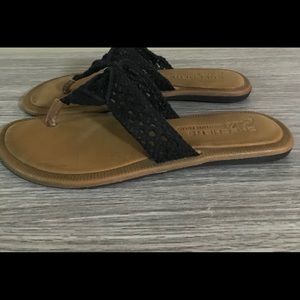 Skechers Woman Sandals Size 7 Black